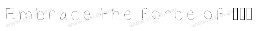 Embrace the force of字体转换